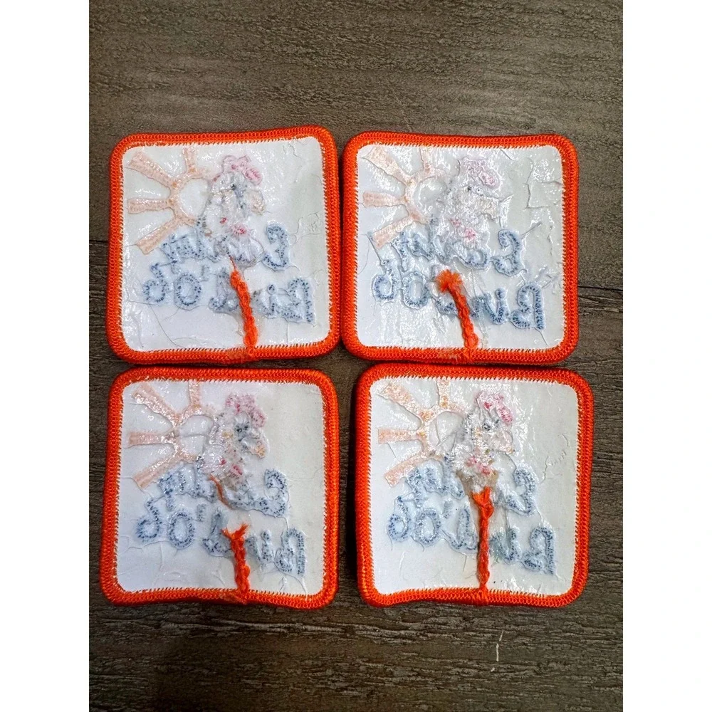 Vintage Girl Scouts Early Bird '06 Event Patch Lot of 4 GSSJC Collectible